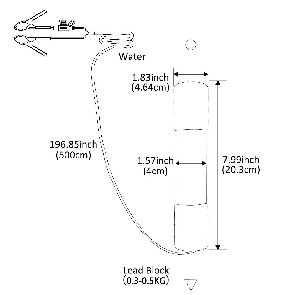 Nova Luz Subaquática de Pesca  - Fishing Boat Navigation Light avaliação e preço